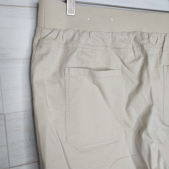 CJ BANKS MODERATELY CURVY CAPRI PANTS 16 AVERAGE - Picture 7 of 11